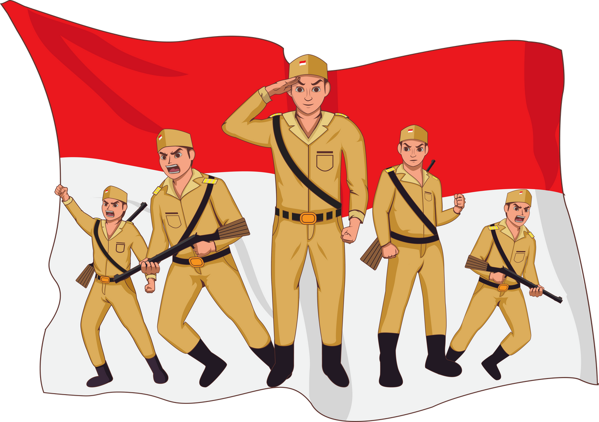 Indonesia national hero day soldier celebration